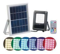 Projecteur extérieur solaire à LED RVBB 10 W, avec télécommande Luminea