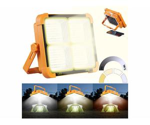 Luminea Projecteur solaire avec LED CCT 985 lm