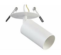 Luminea Spot encastrable pour ampoule LED GU10 - coloris blanc