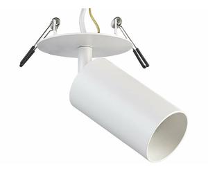 Luminea Spot encastrable pour ampoule LED GU10 - coloris blanc