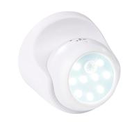 Luminea Spot LED sans fil 2 W / 100 lm / 360° avec capteurs de mouvement et d'obscurité