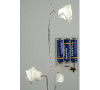 Lumineo 482101 Guirlande LED Chaîne de Roses Blanc Chaud IP20 Intérieur