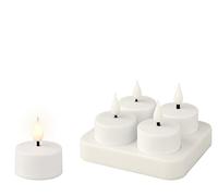 Lumineo Bougie LED 485346 rechargeable intérieure (4 unités)