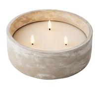 Lumineo Bougie solaire pour intérieur et extérieur 28 x 8 cm 3 LED Flamme