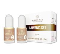Lumineo Deux Sérums Visage (set) | Sérum de mésothérapie pour le visage | Préparations liftantes anti-rides anti-âge pour appareils à ultrasons masseurs de visage avec ion