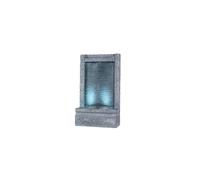 LUMINEO-Fontaine LED murale avec vague en polyrésine 23 x 55 x 95 cm