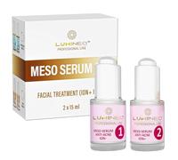 Lumineo Galvanique Sérums Visage (set) | sérum visage crème anti-acné réduit points noirs et boutons pour appareils à ultrasons appareils de massage facial avec ion