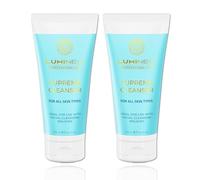 Lumineo gel visage pour peaux impures, conçu pour les brosses électriques pour le visage, contre les impuretés, les boutons, mousse nettoyante pour le visage (Peau normale- pack de deux)