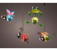 LUMINEO-Lampe suspendue à micro LED multicolore petit animal du jardin - 11 x 6 x 11,5 cm