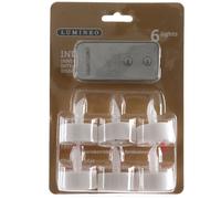 Lumineo LED bougies à chauffe-plat avec télécommande - 6 pièces