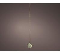 Lumineo LED boule micro LED, couleur vert/blanc chaud, 10 cm