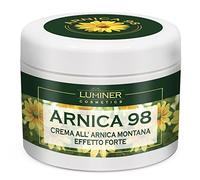 Luminer Arnica usage humain 500 ml, Arnica Gel Forte 98 pour les massages, Arnica Forte Montana Cream et Devil's Claw Forte, des formules naturelles concentrées à action intense fabriquées en Italie