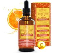 LUMINER Sérum Visage Vitamine C Acide Hyaluronique Bave d'Escargot (100ml) | Soin Antioxydant Anti-Rides à l'Aloe Vera pour un Teint Lumineux, Hydraté et Uniforme - Fabriqué en Italie