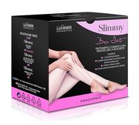 Luminer Slimmy Set Box - avec 5 Collants de Soin Réutilisables, Sel de la Mer Morte, Pantalon de Soin, Crème Raffermissante, Soin Silhouette
