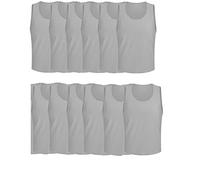 LuminescentDream 12pcs/Lot de Chasuble Gilet de Sport Mesh Bibs,Chasuble d'entraînement,dossards d'entraînement,Adultes Football Pinnies,pour Hommes Femmes pour Football Basket-Ball Rugby，3 Tailles