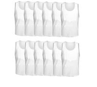 LuminescentDream 12pcs/Lot de Chasuble Gilet de Sport Mesh Bibs,Chasuble d'entraînement,dossards d'entraînement,Adultes Football Pinnies,pour Hommes Femmes pour Football Basket-Ball Rugby，3 Tailles