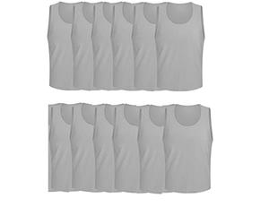 LuminescentDream 12pcs/Lot de Chasuble Gilet de Sport Mesh Bibs,Chasuble d'entraînement,dossards d'entraînement,Adultes Football Pinnies,pour Hommes Femmes pour Football Basket-Ball Rugby，3 Tailles
