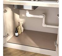LuminescentDream Tapis sous l'évier,Protection étanche de sous évier，revêtements imperméables pour étagère de Cuisine et de Salle de Bain,Tapis épais et durables,protège Les armoires
