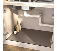 LuminescentDream Tapis sous l'évier,Protection étanche de sous évier，revêtements imperméables pour étagère de Cuisine et de Salle de Bain,Tapis épais et durables,protège Les armoires