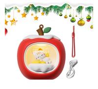 Lumineuse Nuit Mignon | Lampe de Table 3D Maison Fruits avec Cordon | Lumière LED Rechargeable, Décoration de Noël Créative pour Mur Maison Table - Chambre Nuit Chevet