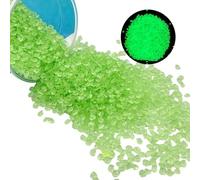 Lumineuses Cailloux,Galet Lumineux,Cailloux Jardin Exterieur,Caillou Phosphorescent,Galets Lumineux Cailloux,Galets Brillants Décoratifs pour Extérieur Jardin Aquarium Galets Lumineux,Vert,4000pcs