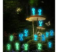 Lumineux Arbre Elfes, 15 Pcs Elfe des Arbres Lumineux, Princesse Mononoke, Kodama Figurines Pièces Figurines Elfes des Arbres forêt Glow In The Dark pour Les Décorations de la Maison et du Jardin