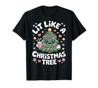 Lumineux comme Un Sapin de Noël Mignon Noël Festif Humour T-Shirt