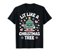 Lumineux comme Un Sapin de Noël Mignon Noël Festif Humour T-Shirt
