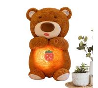 Lumineux : jouet relaxant avec sons doux et calmes, peluche sûre, ergonomique et apaisante, mascotte interactive, durable, confortable, facile à utiliser