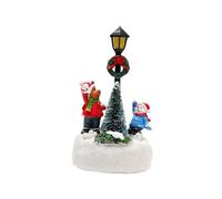 Lumineux Résine Petite Décoration Lampadaire et Objets de Décoration (Bleu, 12cm)