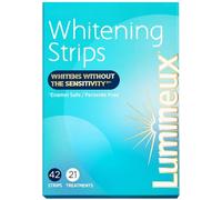 Lumineux White Strips - Bandes Blanchissantes Dents Sans Sensibilité - 42 Bandes / 21 Traitements - Sans Peroxyde - Sûr pour l’Émail - Résultats Visibles en Quelques Jours