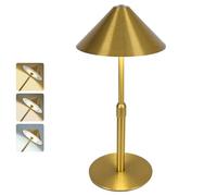 LuminexDesigns Lampe de Chevet Sans Fil Rechargeable - Lampe de Table Portable Hauteur Réglable, Tactile Dimmable 3000K-6000K, IP54 Étanche, Idéale Zones Sans Prise, Chambre, Table & Terrasse