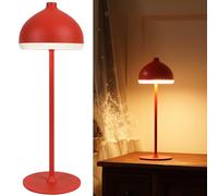 LuminexDesigns Lampe de Table LED Sans Fil, Rechargeable et Dimmerable Tactile, 3 Couleurs de Lumière, Éclairage d’Ambiance pour Chambre, Bureau, Salon et Extérieur