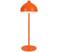 LuminexDesigns Lampe de Table LED Sans Fil Rechargeable,IP54 Étanche, Variateur Tactile, 3 Couleurs de Lumière, Lampe d’Ambiance pour Restaurant, Terrasse, Chambre, Salon et Extérieur VIOA TL13 Orange