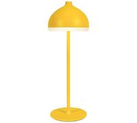 LuminexDesigns Lampe de Table LED Sans Fil Rechargeable,IP54 Étanche, Variateur Tactile,3 Couleurs de Lumière, Lampe d’Ambiance pour Restaurant, Terrasse, Chambre, Salon et Extérieur VIOA TL13 Jaune