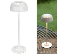 LuminexDesigns Lampe de Table Sans Fil LED 5200mAh, IP54 Étanche, Lampe de Chevet Rechargeable Dimmable, 3 Températures de Couleur, Longue Autonomie, pour Chambre, Salon, Jardin, Terrasse