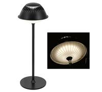 LuminexDesigns Lampe de Table Sans Fil LED 5200mAh, IP54 Étanche, Lampe de Chevet Rechargeable Dimmable, 3 Températures de Couleur, Longue Autonomie, pour Chambre, Salon, Jardin, Terrasse