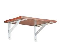 Luminexia Support de Tablette Robuste Étagère Murale Support de Triangle Mural Support à Angle Droit Support de Tablette Flottante Support de partition Industrielle （2 pcs）