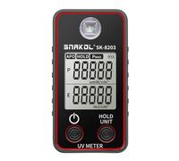 Luminomètre Portable de Haute précision avec écran LCD, Fonction d'arrêt Automatique et de Conservation des données pour Les Tests de Performance de barrière UV et la Fabrication