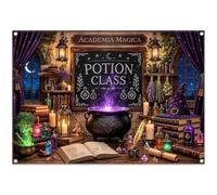 Luminora 2,1x1,5 m Toile De Fond De Cours de Potions de Sorcier