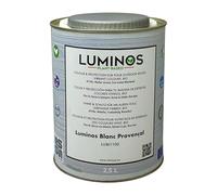 Luminos LUM1100 - BLANC PROVENÇAL - Lasure Biobased pour bois extérieur à l'eau - Blanc Provençal 2,5L