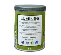 Luminos LUM1107- Greenery - Lasure Bio à l'Eau Protecteur pour Bois Extérieur - Vert 1 L