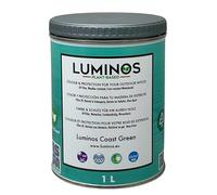 Luminos - LUM1118 - COAST GREEN - Lasure Biobased pour bois extérieur à l'eau - Côte Vert 1L