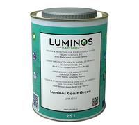 Luminos - LUM1118 - COAST GREEN - Lasure Biobased pour bois extérieur à l'eau - Côte Vert 2,5L