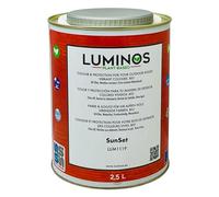 Luminos LUM1119 - SUNSET- Lasure Biobased pour bois extérieur à l'eau - Orange 2,5L