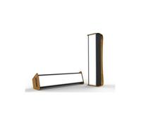 Dayvia Lampe de luminothérapie MOBILLY LED – Bambou & aluminium, Simulation lumière du jour – Noir