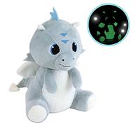 Luminou leon le dragon peluche lumineuse naturelle fonctionne sans pile et 21 cm