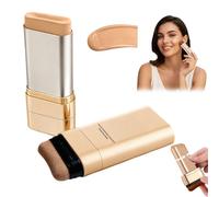Luminous Dual Ended Concealer Foundation Stick, Korean Foundation Stick 3 in 1 with Brush, Lightweight Brighten Long Lasting Make up Sticks for All Skin Types