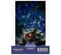 Luminous Forêt Creature Puzzle 3D en Papier 52x38cm/1000pcs, - Jeux Éducatifs & Relaxants, Décoration Unique, Cadeau pour Adultes/Enfants