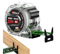 Luminous Tape Measure - Sided Measuring With Transparent Case, Carpenter Measurement Fluorescent Anti Drop For And Construction Projects